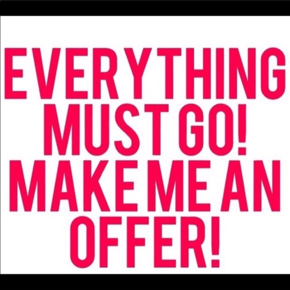 Everything goes but be fair w/price.